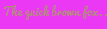 Image with Font Color B58A7F and Background Color EB38F5